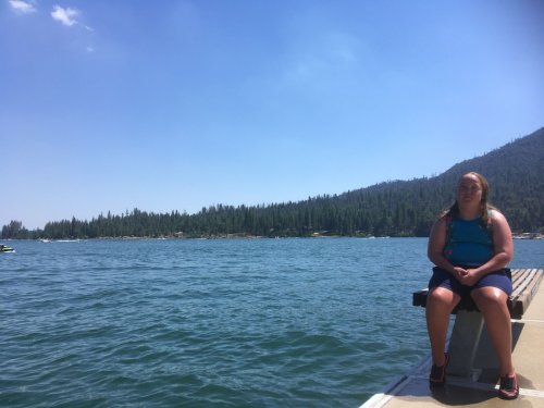 Missy at the dock